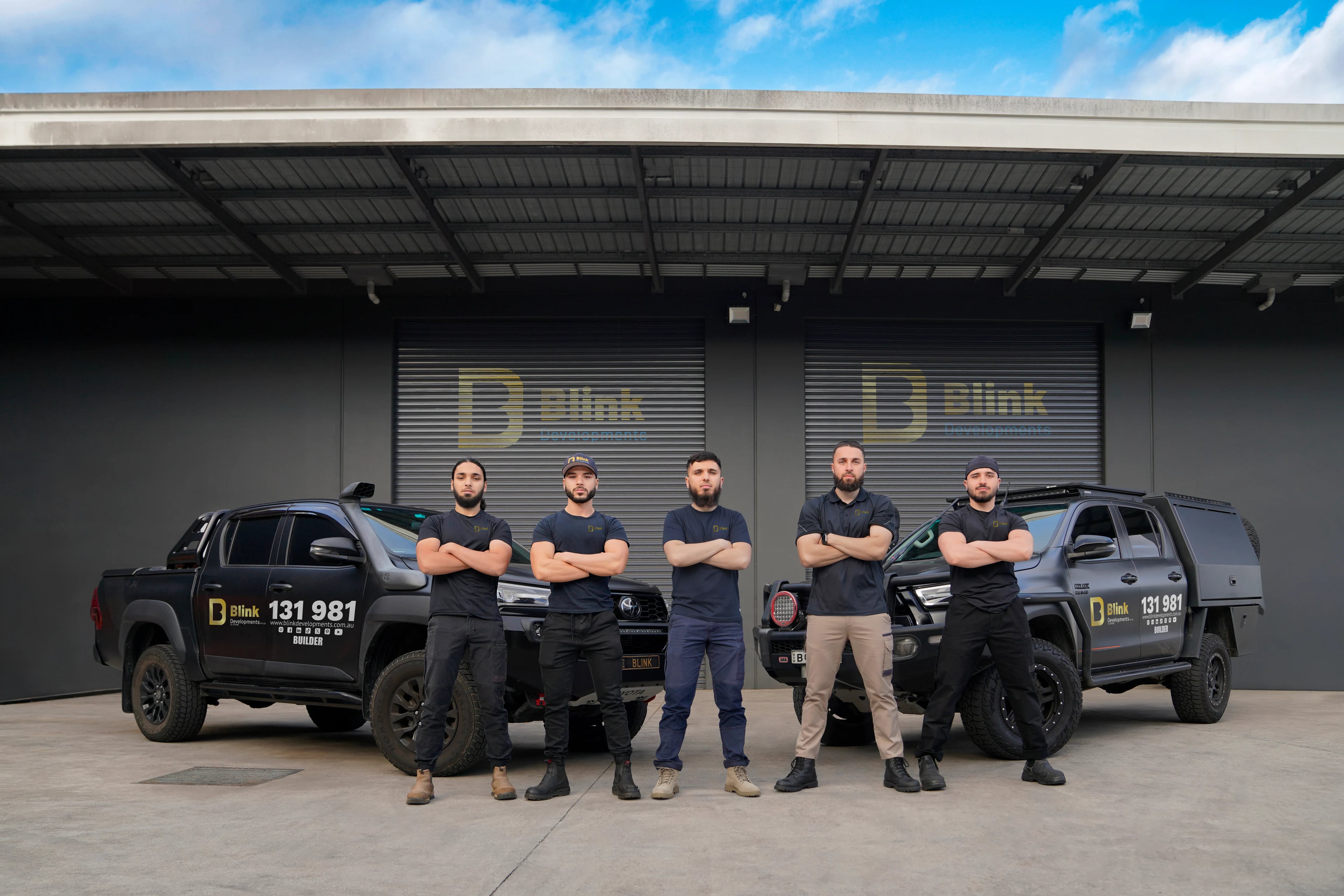 The Bathroom Renovation Penrith team with their work vehicles